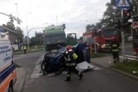 Wypadek na ulicy Dworcowej