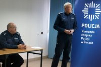 Komendant Miejski Policji w Żorach omawia wyniki